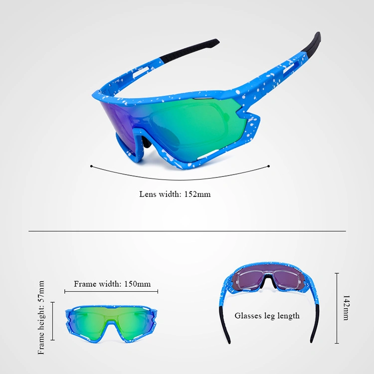 Brand Designer New Wholesale Custom Fashion UV400 Men Polarized Sport Sunglasses for Bicycle Fishing Baseball Cycling