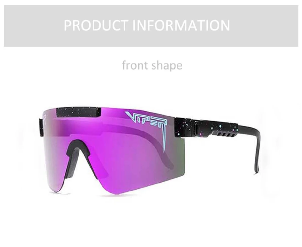 Gd Original Pit Viper Sport Google Polarized Sunglasses for Men and Women Outdoor Windproof Eyewear UV Mirrored Lens