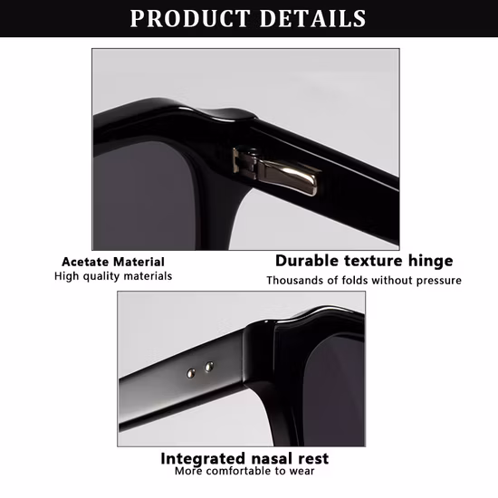 Hot Sale Manufacture Replicas Sunglasses Metal Custom Polarized Sunglasses